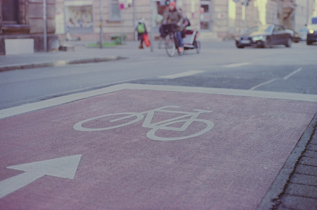 City bike beside a station